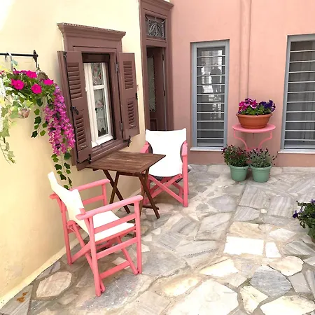 Traditional Wood And Stone Villa Ermoupoli Exterior photo
